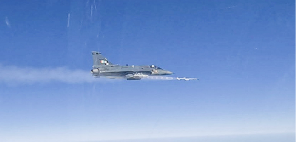 ASTRA: Tejas LCA AF MK1 Test-Fires Beyond Visual Range Air-to-Air Missile